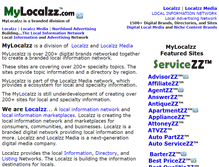 Tablet Screenshot of mylocalzz.com